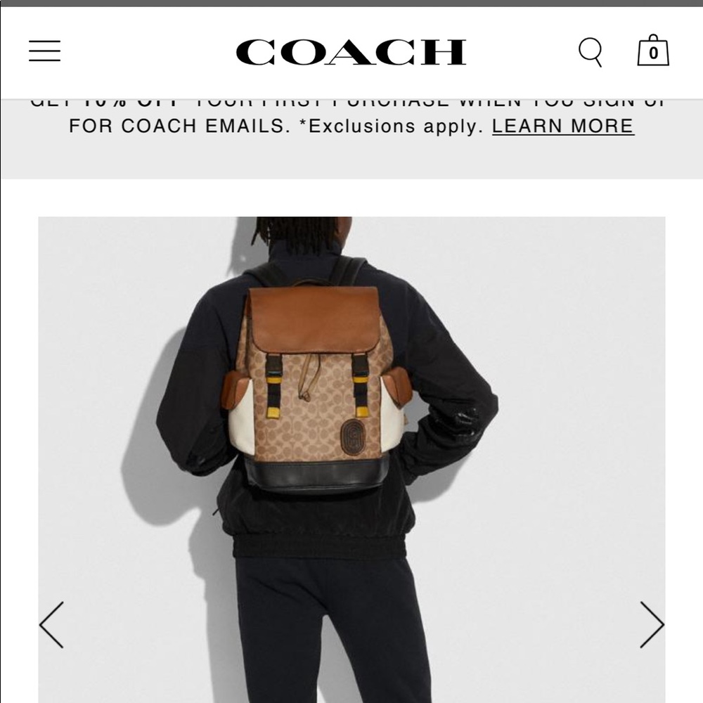 Coach Rivington Backpack - Picture 7 of 9